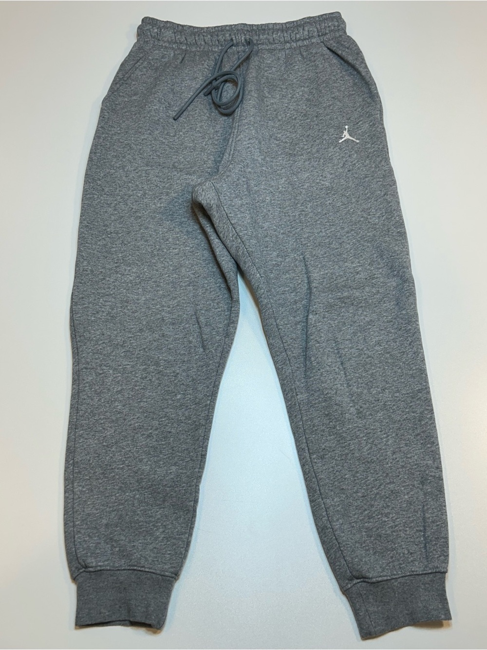 Nike Jordan Men's Essential Fleece Joggers Heather Grey Jumpman Sweatpants